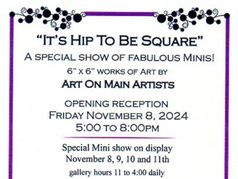 It’s Hip to Be Square Art Exhibit Reception