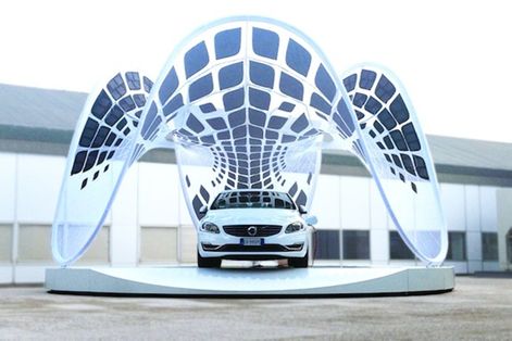 Volvo&#8217;s Solar Powered Pavilion