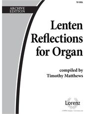 Lenten Reflections for Organ 3 Staff
