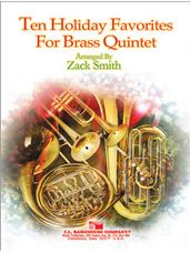 Ten Holiday Favorites For Brass Quintet (Full Score and CD)