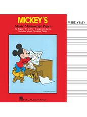 Mickey Mouse Manuscript Paper