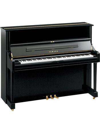 Yamaha U1 Silent Upright Piano - 48" - Polished Ebony