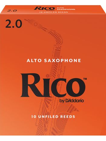 Rico Alto Sax Reed 2; Box of 10