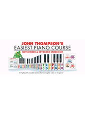 Note Finder & Keyboard Sticker Set (John Thompson's Easiest Piano Course)