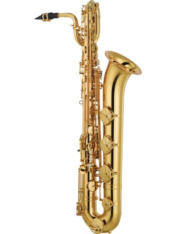 Yamaha YBS-480 Intermediate Bari Saxophone - gold lacquer