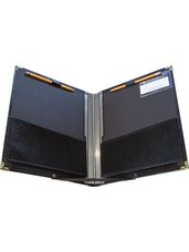 Black Deluxe Folder (with Hand Strap)