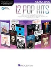 12 Pop Hits - Alto Sax (Book/Audio Access)