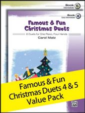 Value Pack #106286-Fun Christmas Duets 4 & 5