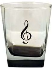 13oz Square G-Clef Glass With Black Tint
