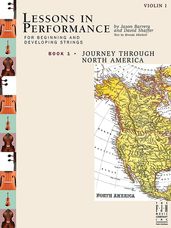 Lessons in Performance Book 1, Journey Through North America - Violin 1