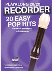 Recorder - 20 Easy Pop Hits (Playalong 20/20)