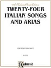 Twenty-four Italian Songs and Arias [Voice]