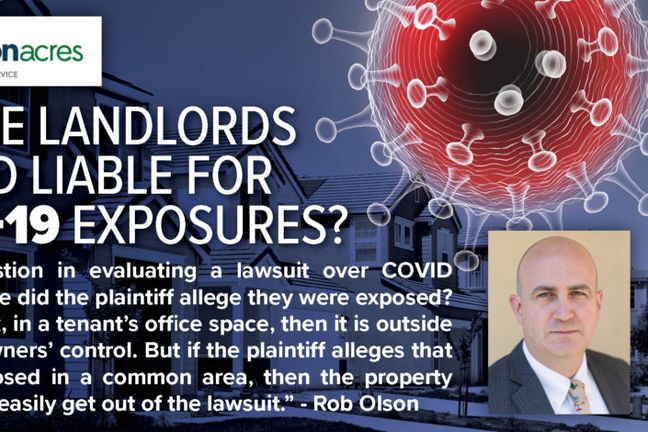 Can CRE Landlords Be Held Liable for COVID-19 Exposures?