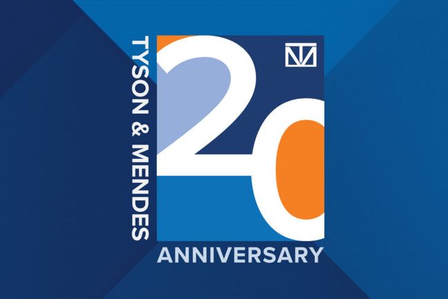 Tyson &#038; Mendes Celebrates 20th Anniversary; Experiences 329% Growth in Last 5 Years: Nationwide Insurance and Civil Litigation Defense Firm Reflects on 20 Years of Success and Innovation